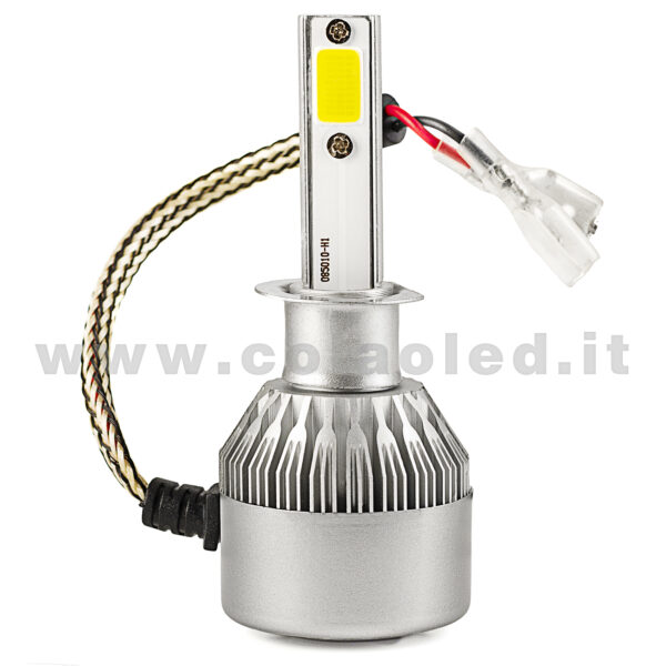 H1 15000LM 5800K KIT LED 12V CANBUS 2 LAMPADE BIANCO FREDDO 72W KIT LED COLAOLED CANBUS H1 - immagine 3
