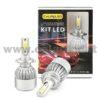 H7 15000LM 5800K KIT LED 12V CANBUS 2 LAMPADE BIANCO FREDDO 72W KIT LED COLAOLED CANBUS H7