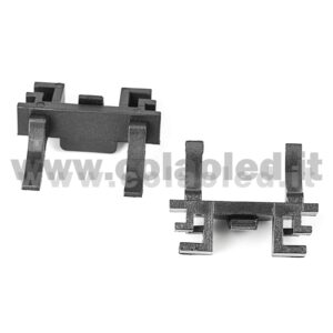 COPPIA ADATTATORI Fiat 500 FISSAGGIO PORTALAMPADA KIT LAMPADE LED XENON