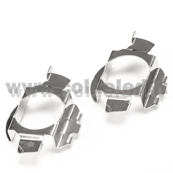 COPPIA ADATTATORI Passat Nissan Qashqai Opel Saab Mercedes Vw Sagitar Magotan Bmw 520L FISSAGGIO PORTALAMPADA KIT LAMPADE LED XENON