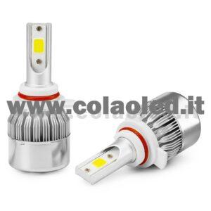 Hir2 9012 15000LM 5800K KIT LED 12V CANBUS 2 LAMPADE BIANCO FREDDO 72W KIT LED COLAOLED CANBUS 9012 Hir2