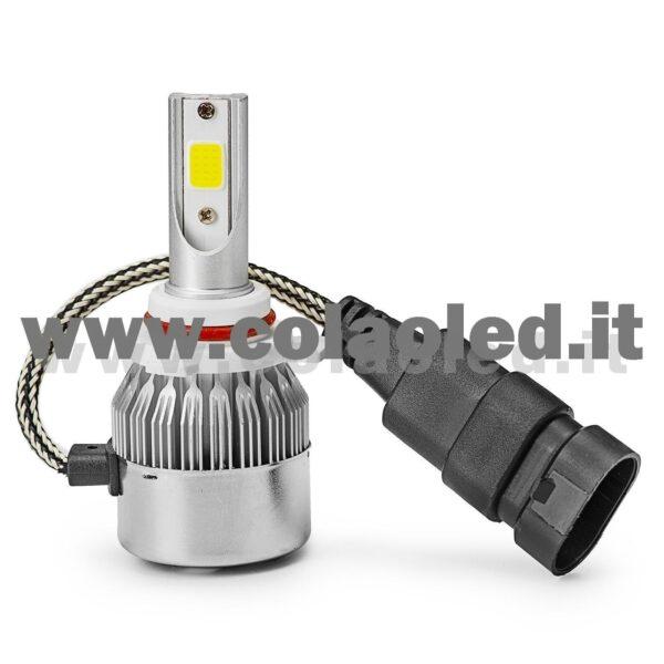 Hir2 9012 15000LM 5800K KIT LED 12V CANBUS 2 LAMPADE BIANCO FREDDO 72W KIT LED COLAOLED CANBUS 9012 Hir2 - immagine 3