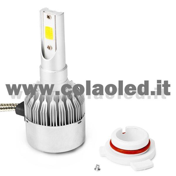 Hir2 9012 15000LM 5800K KIT LED 12V CANBUS 2 LAMPADE BIANCO FREDDO 72W KIT LED COLAOLED CANBUS 9012 Hir2 - immagine 4