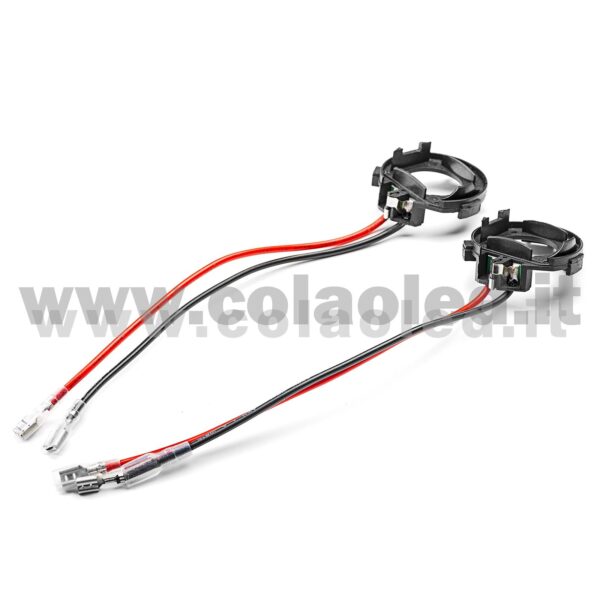 COPPIA ADATTATORI Golf 6 7 Scirocco Touran FISSAGGIO PORTALAMPADA KIT LAMPADE LED XENON
