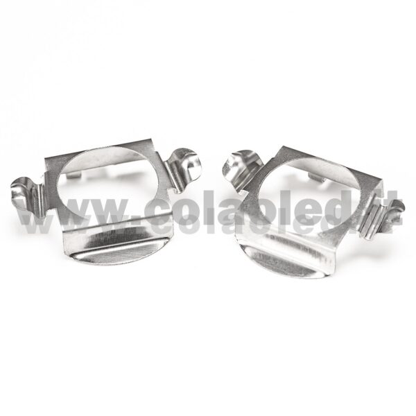 COPPIA ADATTATORI Kuga Mercedes Nissan Opel FISSAGGIO PORTALAMPADA KIT LAMPADE LED XENON