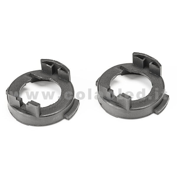 COPPIA ADATTATORI (KIA RIO - KIA CARENS - HYUNDAI ELANTRA AZERA) LED XENON