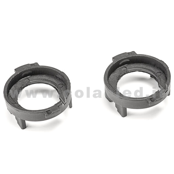 COPPIA ADATTATORI (KIA RIO - KIA CARENS - HYUNDAI ELANTRA AZERA) LED XENON - immagine 4