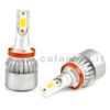 H11 15000LM 5800K KIT LED 12V CANBUS 2 LAMPADE BIANCO FREDDO 72W KIT LED COLAOLED CANBUS H11