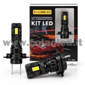H7 20000LM 5800K KIT LED 12V SENZA FILO CANBUS 2 LAMPADE BIANCO FREDDO 110W KIT LED CONNESSIONE DIRETTA SENZA FILO COLAOLED CANBUS Plug and play CON VENTOLA H7