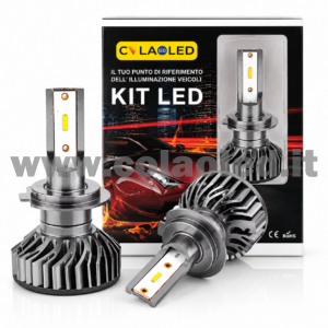 H7 20000LM 5800K KIT LED 12V CANBUS 2 LAMPADE BIANCO FREDDO 90W KIT LED COLAOLED CANBUS  H7