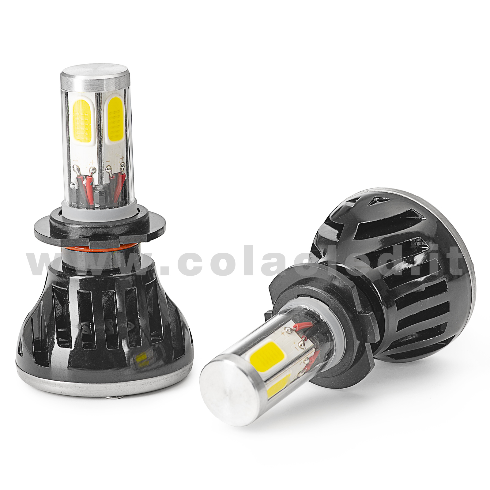 H7 18000LM 5800K KIT LED 12V CANBUS 2 LAMPADE BIANCO FREDDO 80W