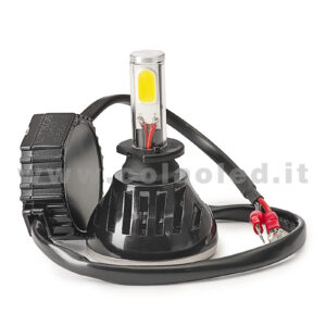 H1 CANBUS KIT LED 1 LAMPADA 9000LM  SCELTA POWER 40W CON TRASFORMATORI CANBUS H1