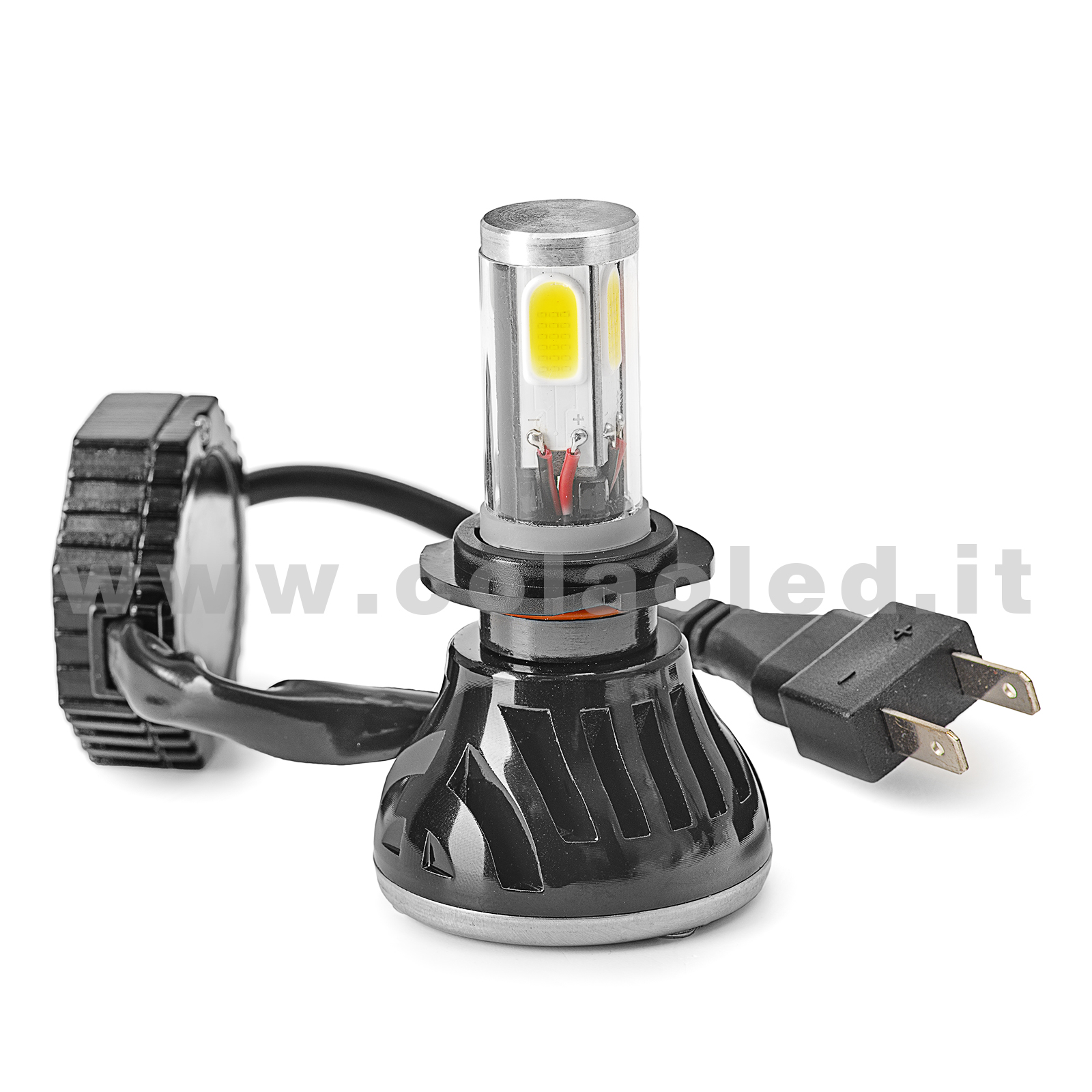 H7 CANBUS KIT LED 1 LAMPADA 9000LM SCELTA POWER 40W CON
