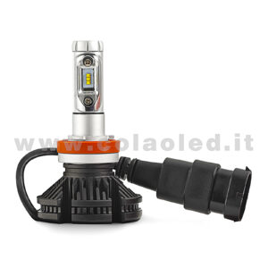 H9 6000LM KIT LED 1 LAMPADA 50W DISSIPAZIONE LAMELLE LED CREE KIT LED H9