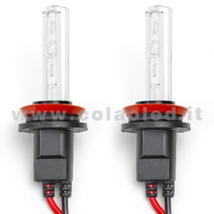COPPIA LAMPADE XENON H11 HID 35W 6000K TECNOLOGIA XENON MAGGIORATO H7