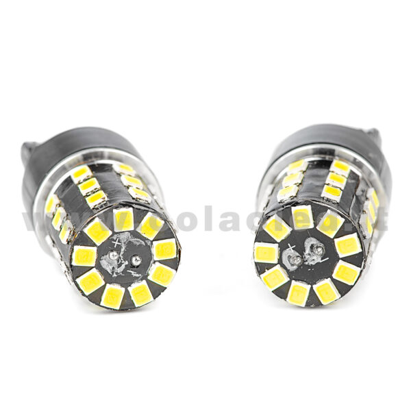 T20 CANBUS 2 LAMPADINE MODELLO DOPPIA INTENSITÀ 33 SMD 5630 BIANCO LATTE NO ERRORE CANBUS 7443 - immagine 2