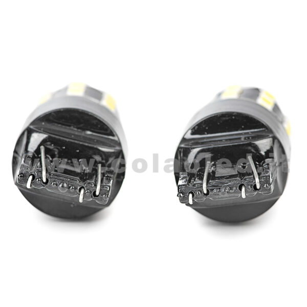 T20 CANBUS 2 LAMPADINE MODELLO DOPPIA INTENSITÀ 33 SMD 5630 BIANCO LATTE NO ERRORE CANBUS 7443 - immagine 3