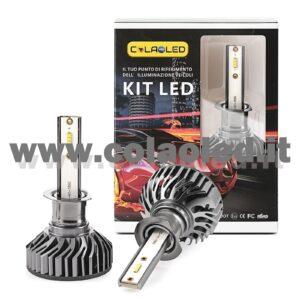 H1 20000LM 5800K KIT LED 12V CANBUS 2 LAMPADE BIANCO FREDDO 90W KIT LED COLAOLED CANBUS  H1