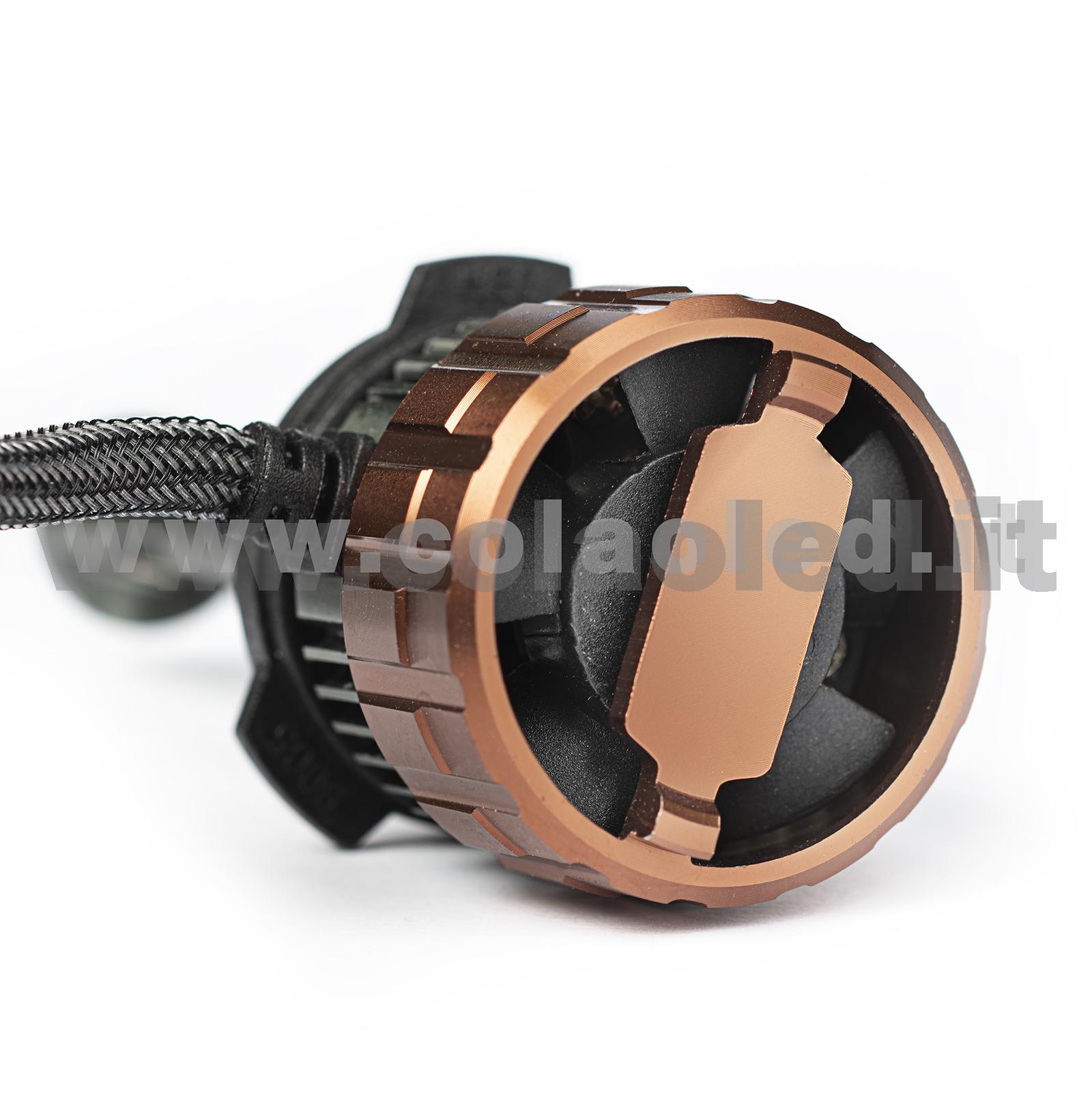 Hb3 9005 12000LM KIT LED 1 LAMPADA ULTRA PICCOLO 50W KIT LED COLAOLED PROGETTO MICRO POWER Hb3 - immagine 4