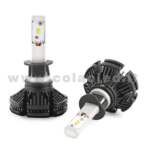 H1 18000LM 5800K KIT LED 12V CANBUS 2 LAMPADE LED BIANCO FREDDO 110W KIT LED COLAOLED CANBUS H1