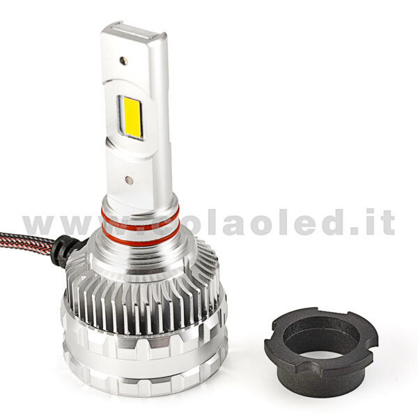 H3 12000LM KIT LED 1 LAMPADA ULTRA PICCOLO 50W KIT LED COLAOLED PROGETTO MICRO POWER H3 - immagine 3
