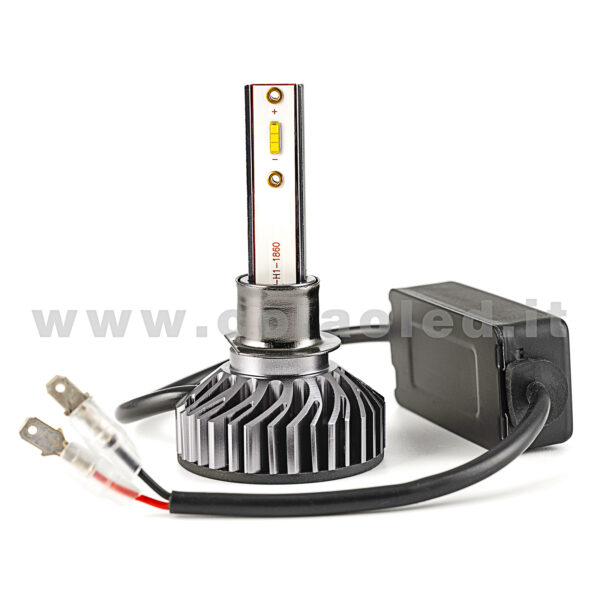 H1 20000LM 5800K KIT LED 12V CANBUS 2 LAMPADE BIANCO FREDDO 90W KIT LED COLAOLED CANBUS  H1 - immagine 3