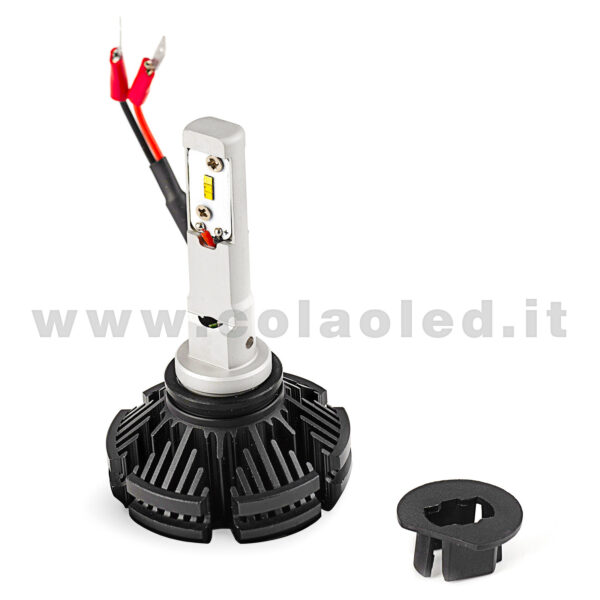 H1 18000LM 5800K KIT LED 12V CANBUS 2 LAMPADE LED BIANCO FREDDO 110W KIT LED COLAOLED CANBUS H1 - immagine 4