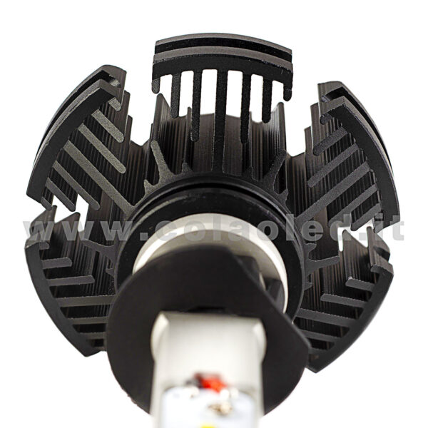 H1 18000LM 5800K KIT LED 12V CANBUS 2 LAMPADE LED BIANCO FREDDO 110W KIT LED COLAOLED CANBUS H1 - immagine 6