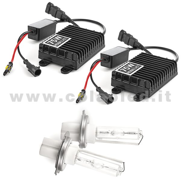 H7 KIT XENON 150W XENON AFTERMARKET KIT DIGITALE RAPIDO 6000K EXTRA HID XENON KIT 150W H7