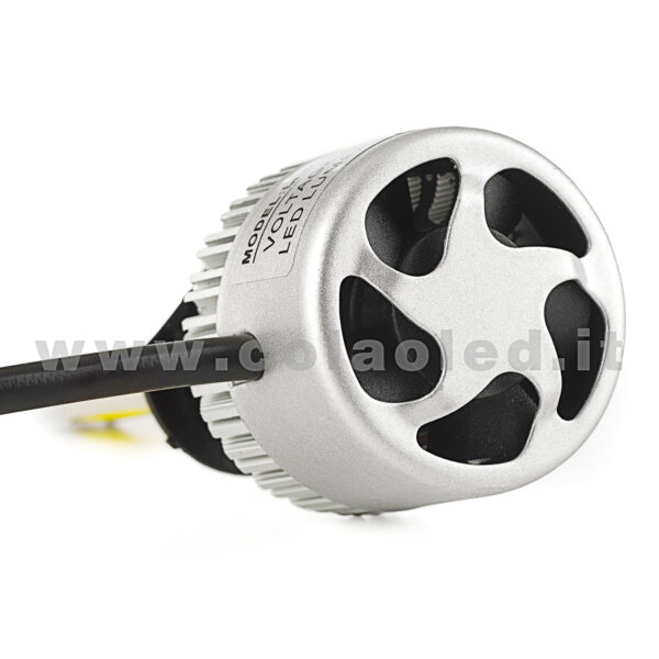 H1 16000LM 5800K KIT LED 12V CANBUS 2 LAMPADE BIANCO FREDDO 80W KIT LED COLAOLED CANBUS H1 - immagine 7