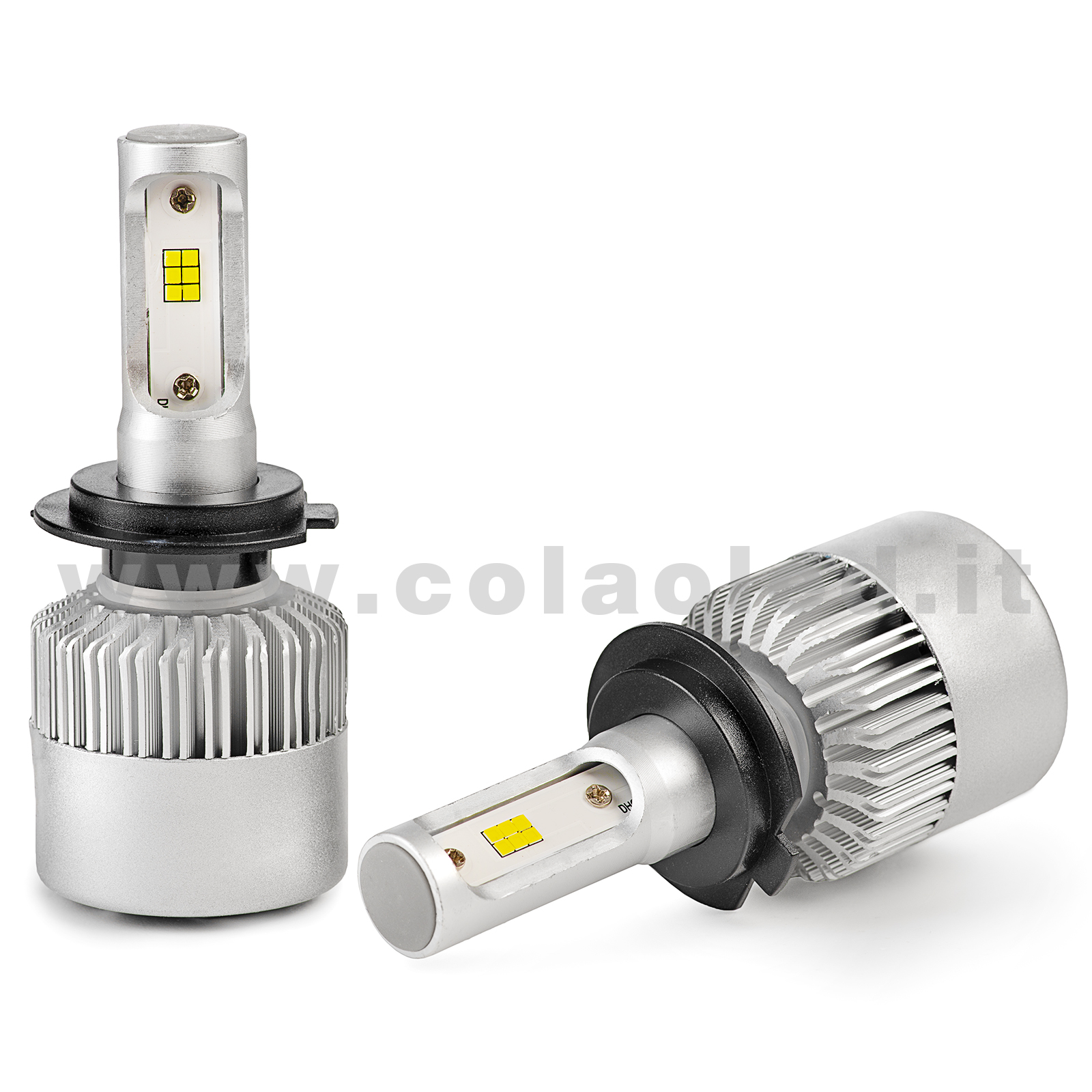 H7 18000LM 5800K KIT LED 12V CANBUS 2 LAMPADE BIANCO FREDDO 80W