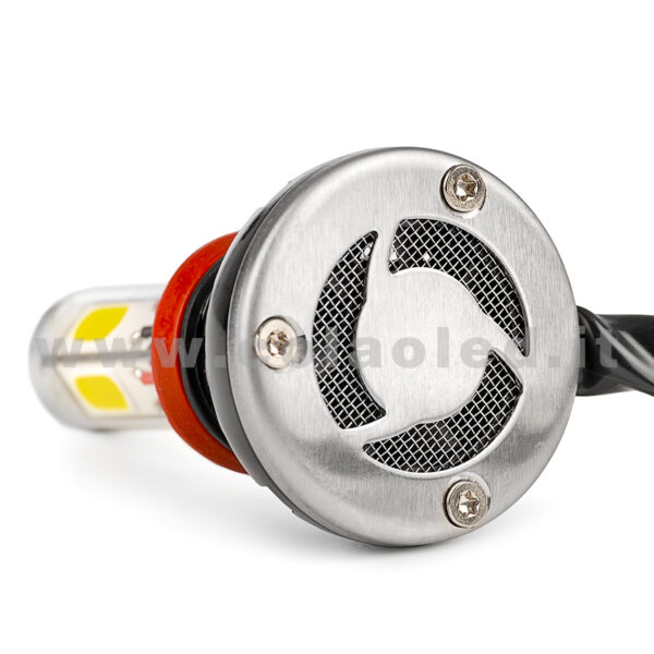 H8 18000LM 5800K KIT LED 12V CANBUS 2 LAMPADE  BIANCO FREDDO 80W KIT LED COLAOLED CANBUS H8 - immagine 6