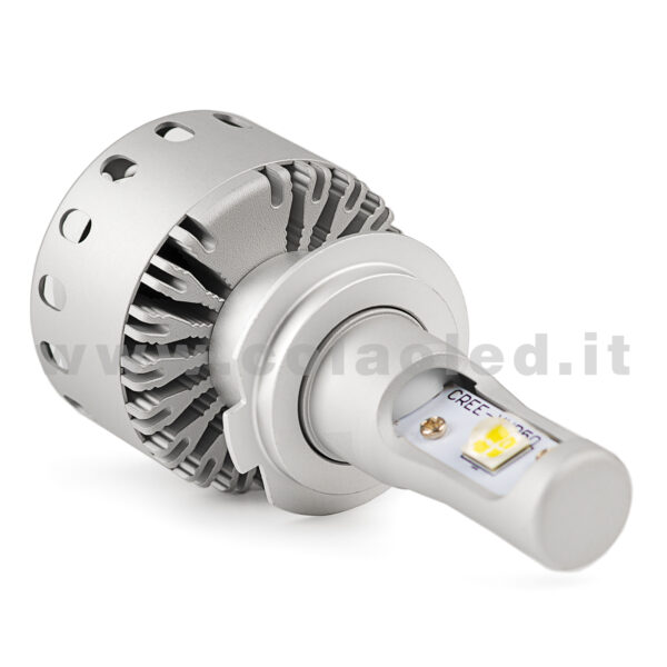 H7 8000LM KIT LED 1 LAMPADA CHIP CREE KIT LED ULTIMA TECNOLOGIA 40W H7 - immagine 3