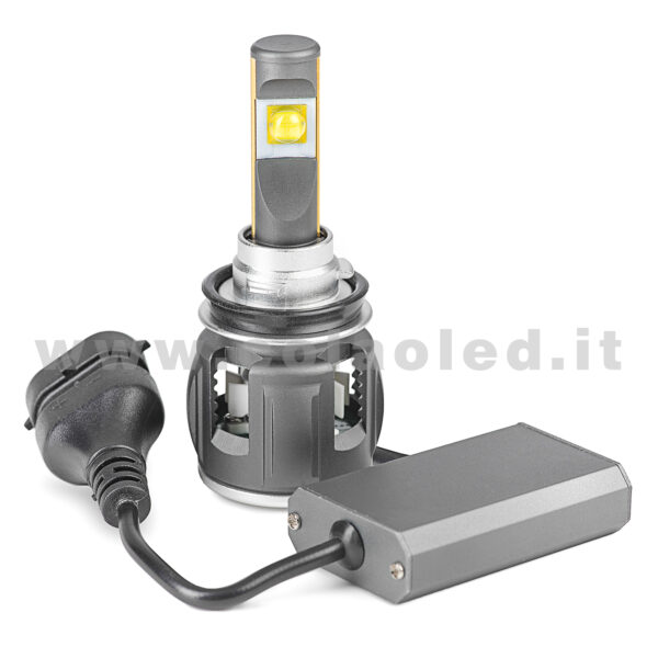 H11 34000LM 5800K KIT LED 12V CANBUS 2 LAMPADE LED BIANCO FREDDO 160W KIT LED COLAOLED CANBUS H11 - immagine 3