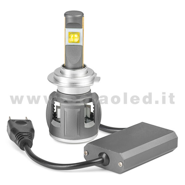 H7 34000LM 5800K KIT LED 12V CANBUS 2 LAMPADE LED BIANCO FREDDO 160W KIT LED COLAOLED CANBUS H7 - immagine 3
