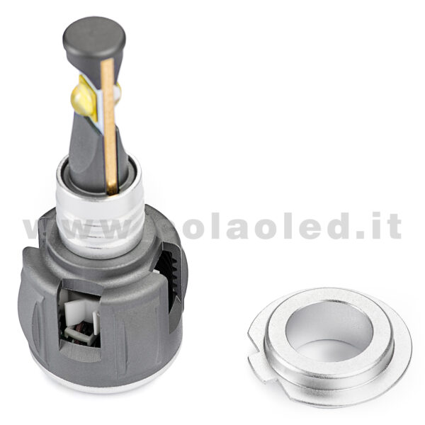 H7 34000LM 5800K KIT LED 12V CANBUS 2 LAMPADE LED BIANCO FREDDO 160W KIT LED COLAOLED CANBUS H7 - immagine 4