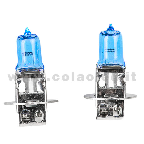 H3 2 LAMPADE ALOGENO BIANCO 12V 55W H3 - immagine 3