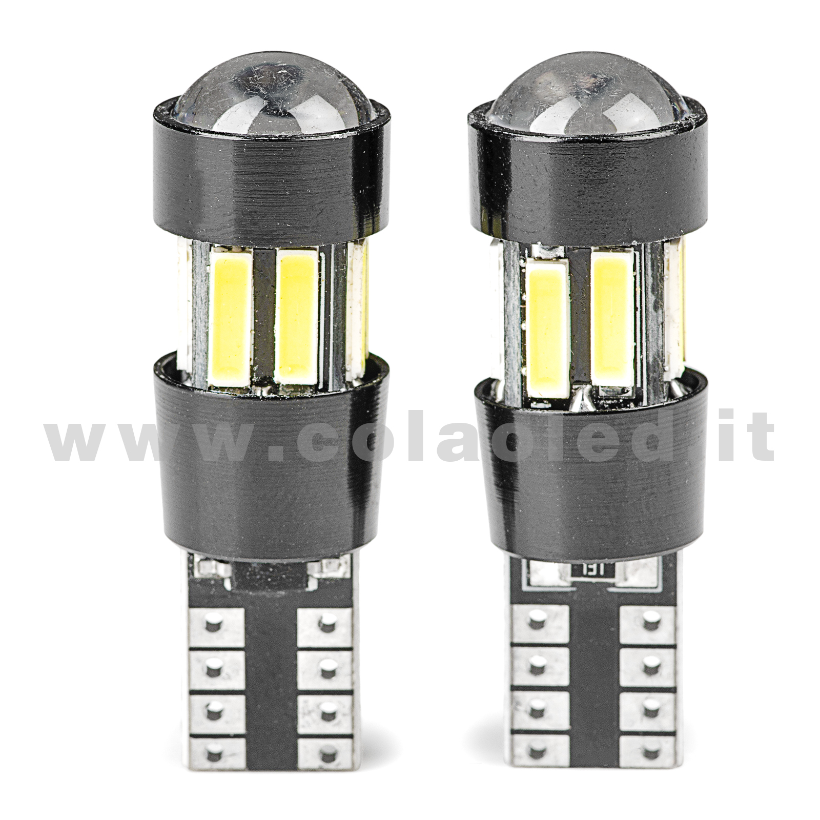 24V Lampada Led Canbus T10 W5W Colore Giallo Arancione Luci Posizione Targa Per  Camion Bus Barca 5 Smd 5050 - Led Mauro Mania