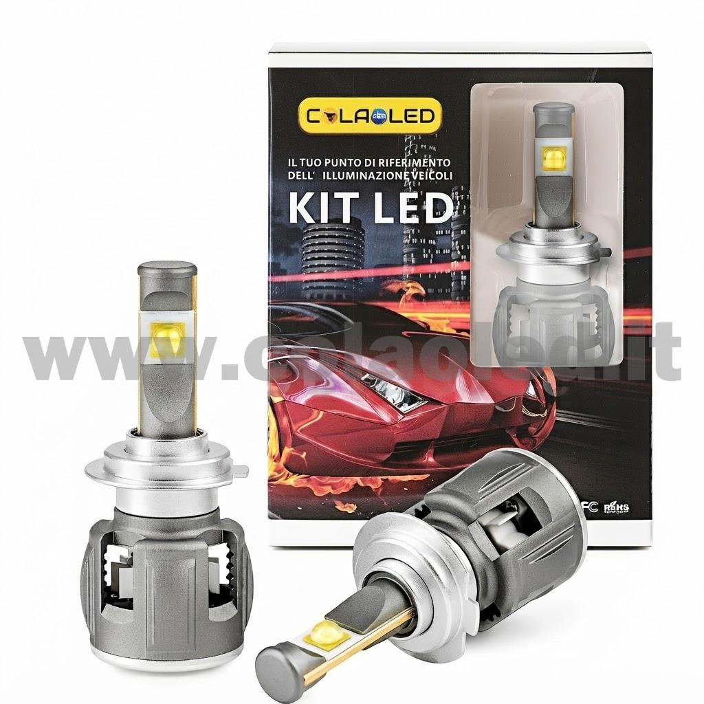 Kit LED H7 34000 Lumen 5800K CANBUS 2 Lampade 160W COLOAOLED per auto, moto, camper, furgoni e autocarri