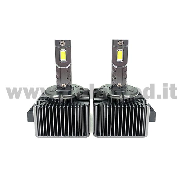 D1s 30000LM 5800K 12V KIT LED CONVERSIONE XENON BI-XENON CANBUS 2 LAMPADE  LED BIANCO FREDDO 110W KIT LED COLAOLED CANBUS Plug and play Ds1 – Colaoled