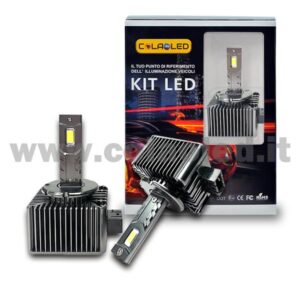 D1s 30000LM 5800K 12V KIT LED CONVERSIONE XENON BI-XENON CANBUS 2 LAMPADE LED BIANCO FREDDO 110W KIT LED COLAOLED CANBUS Plug and play Ds1