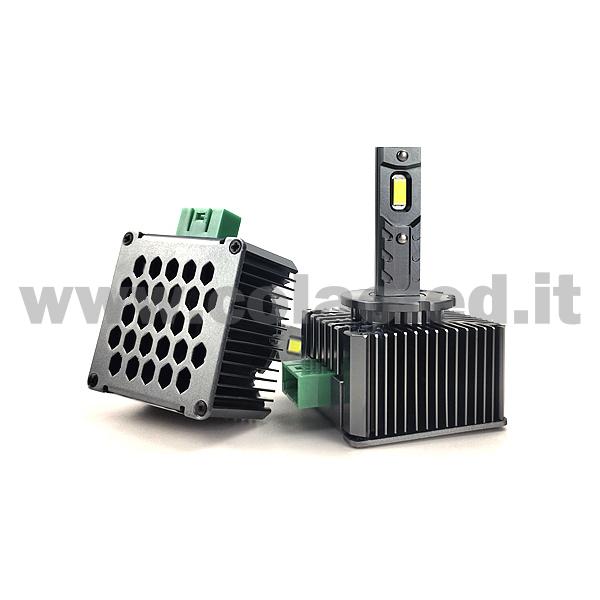 Kit Lampadine LED D3S 110W - 6000K Bianco - Per Auto - Sostituzione Xenon - Confezione Da 2 - Foto 6
