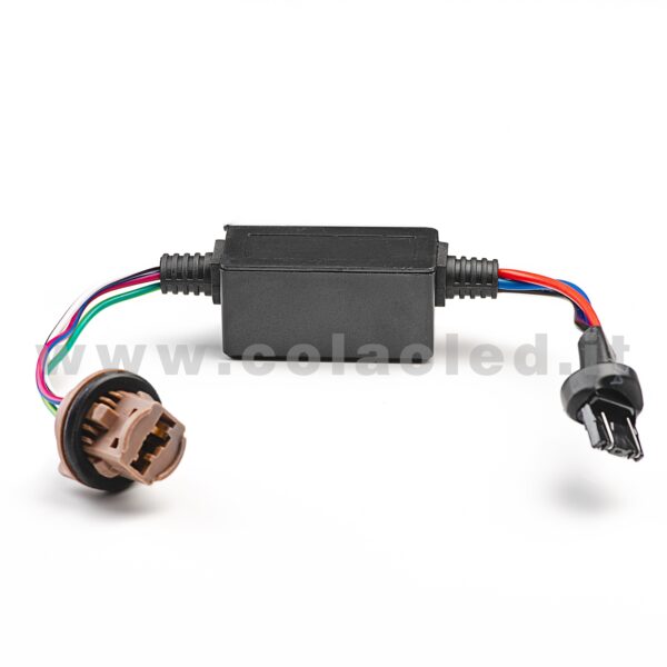 COPPIA RESISTENZE CANBUS T20 7443 CANCELLA ERRORI - immagine 3