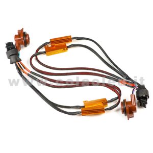 COPPIA RESISTENZE CON PORTA LAMPADA CANBUS T20 3157 CANCELLA ERRORI