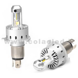 H4 24000LM 5800K KIT LED 12V SENZA FILO CANBUS 2 LAMPADE ANABBAGLIANTI ABBAGLIANTI BIANCO FREDDO 110W KIT LED CONNESSIONE DIRETTA DOPPIA FUNZIONE COLAOLED CANBUS Plug and play H4