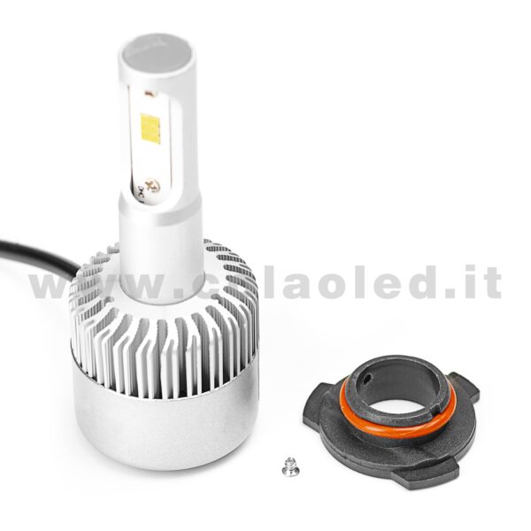 H10 8000LM KIT LED 1 LAMPADA CHIP EXTRA POWER” KIT LED 40W H10 - immagine 3