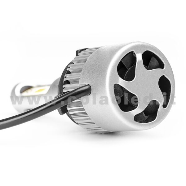 H10 8000LM KIT LED 1 LAMPADA CHIP EXTRA POWER” KIT LED 40W H10 - immagine 5