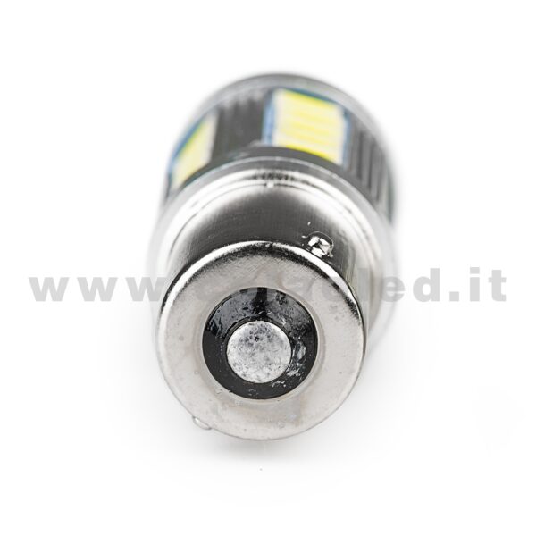 P21W 1 POLO 1156 CANBUS 1 LAMPADINA MODELLO 33 CHIP LED BIANCO LATTE NO ERRORE SUPER CANBUS BA15S - immagine 4