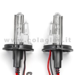 COPPIA LAMPADE XENON H4 HID 55W 6000K TECNOLOGIA XENON MAGGIORATO Hb4