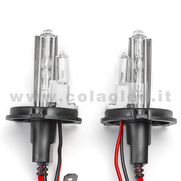 COPPIA LAMPADE XENON H4 HID 55W 6000K TECNOLOGIA XENON MAGGIORATO Hb4